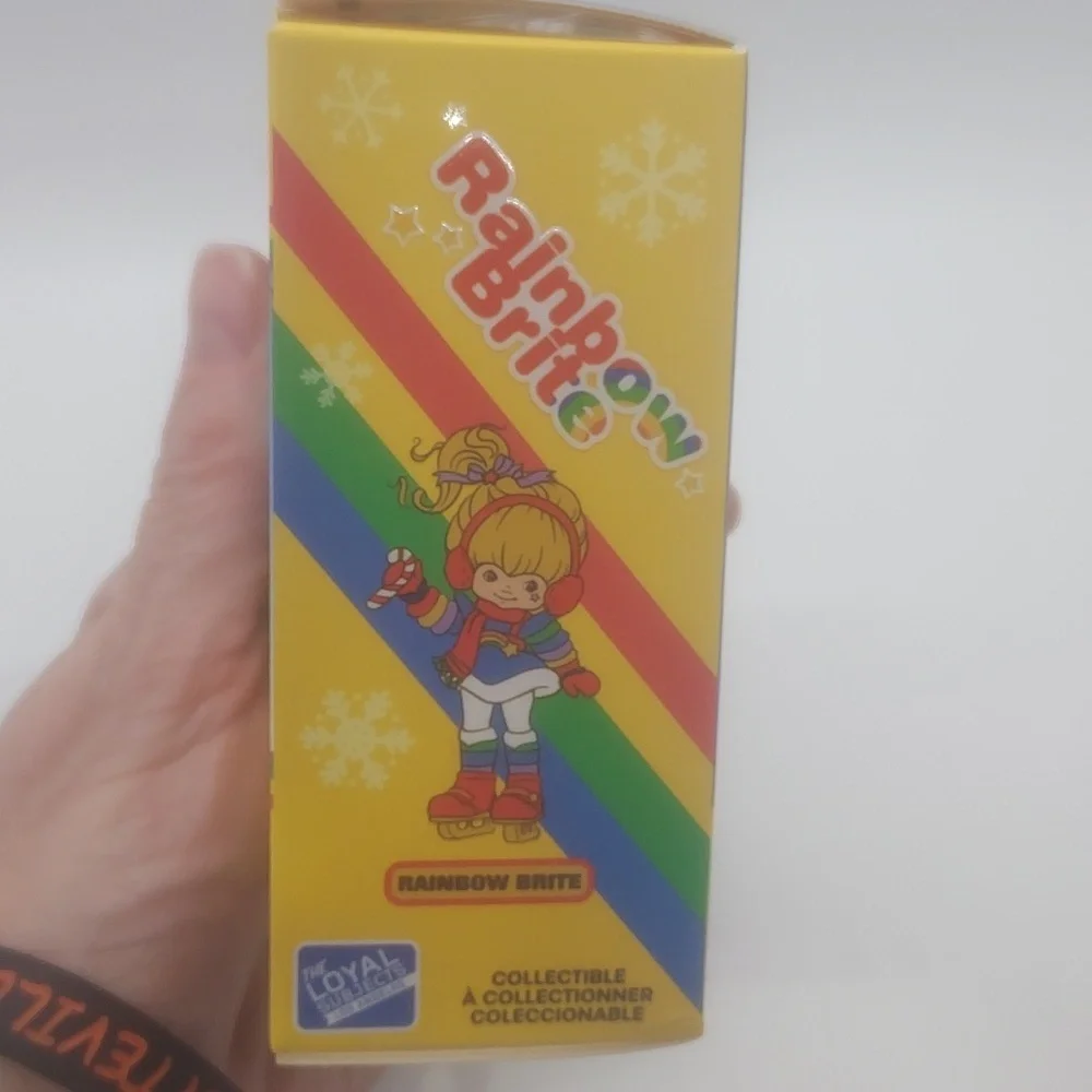 NIB Rainbow Brite Cheebee figure 40th Anniversary‎ Holiday Winter series